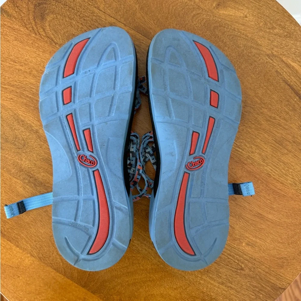 Chaco Zong x Eclipse Multi-Color Strappy Sandals, Size 6 hiking outdoor